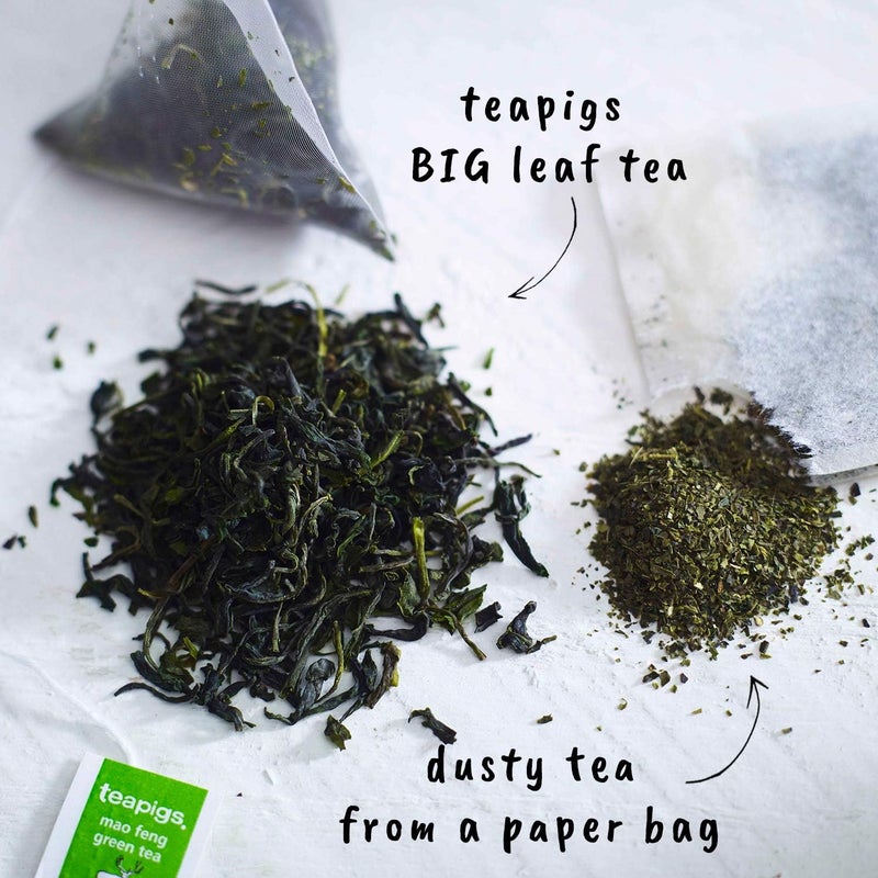 Teapigs Mao Feng Green Tea - 15 Biodegradable Tea Bags - Image 4